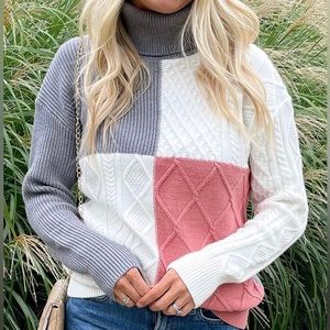 Turtle neck sweater from Amazon - wore once for a pic so in brand new condition